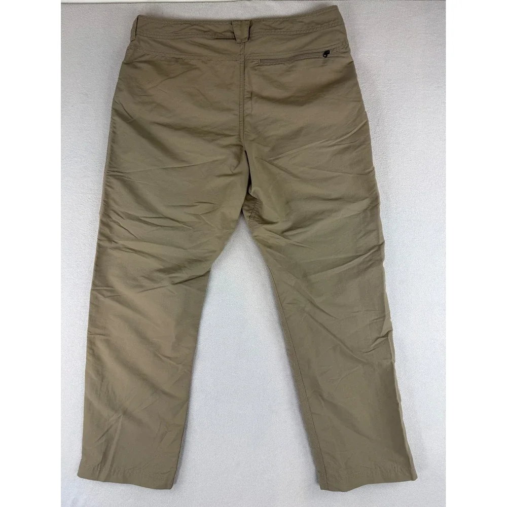The North Face‎ Hiking Pants Mens 38 Tan Nylon Zipper Leg Outdoor Trekking